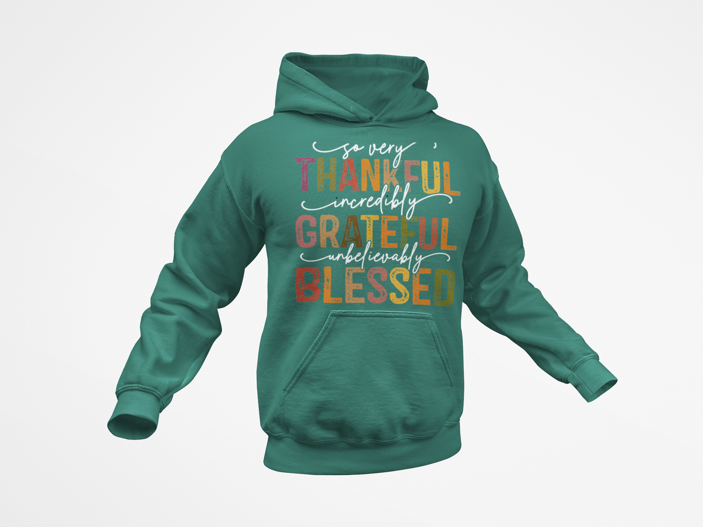 Thankful, Grateful and Blessed - Thanksgiving T-Shirt, Hoodie & Sweater