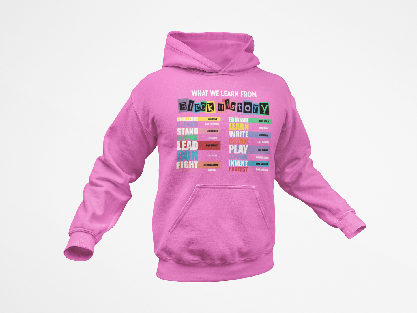 What We Learned - Black History T-Shirt, Hoodie & Sweater