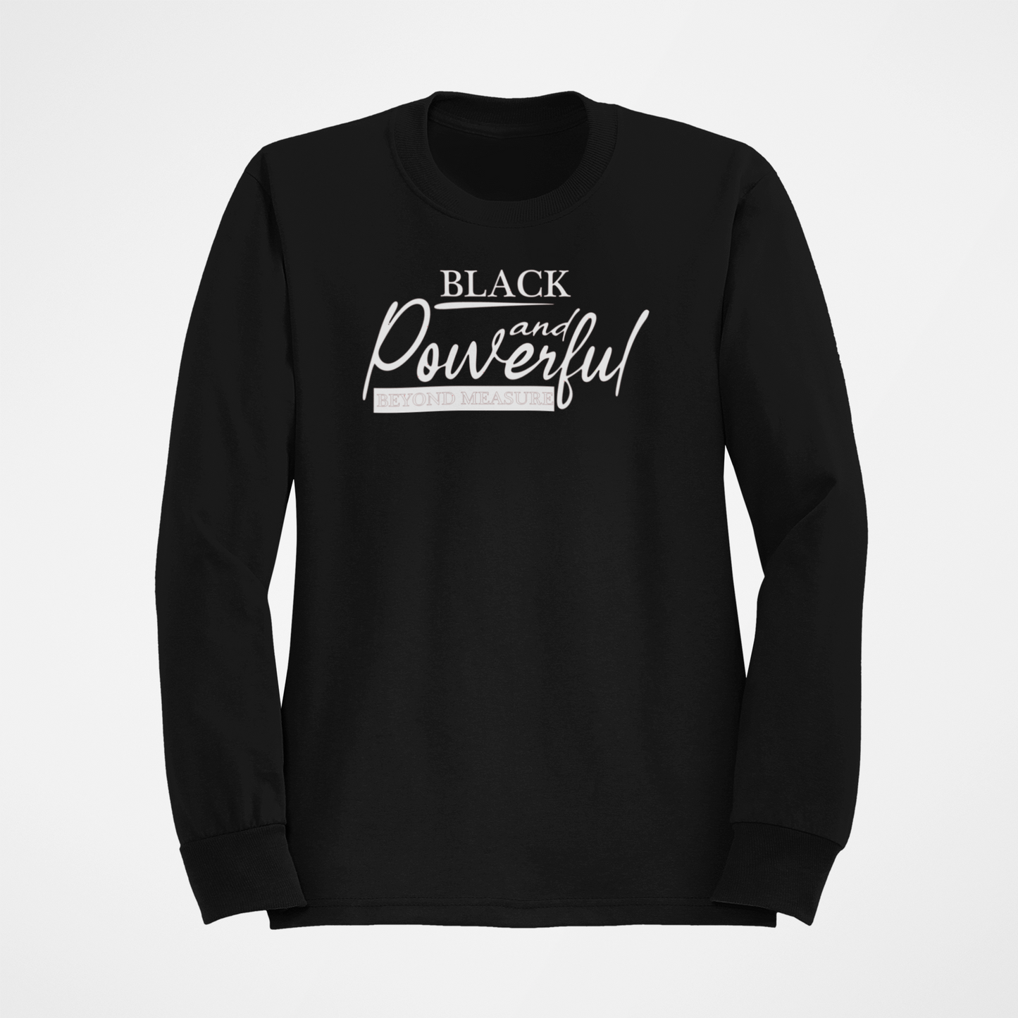 Black and Powerful Beyond Measure Teacher T-shirt