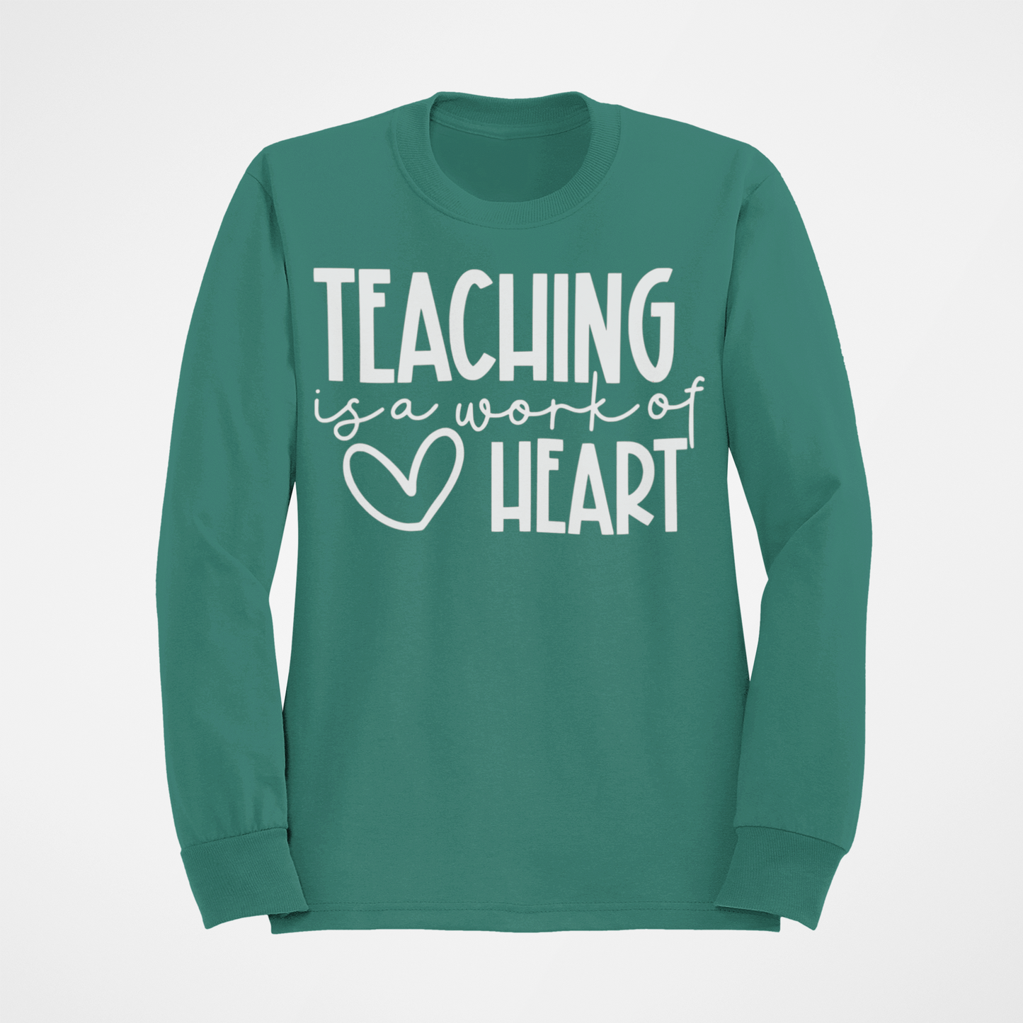 Teaching Is A Work of Heart Teacher T-shirt