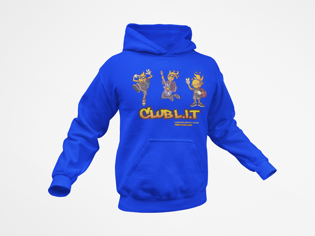 DJ Club Lit Hoodie: Learning Ignites Talent
