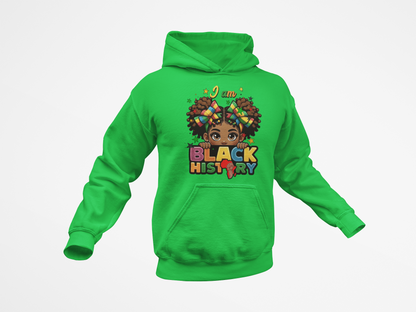 I am Black History Girls T-Shirt, Hoodie & Sweater