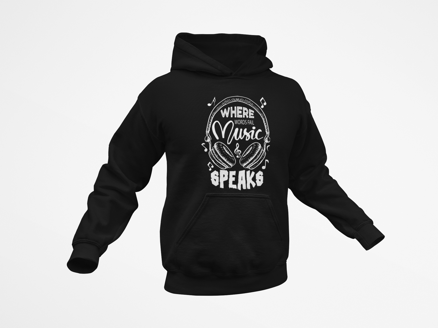 Music Speaks T-Shirt, Hoodie & Sweater