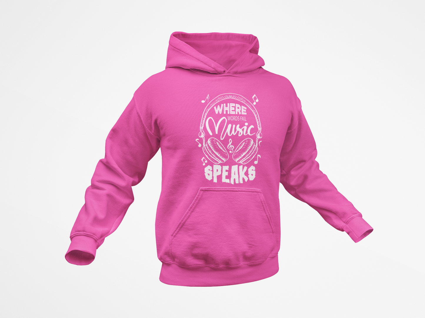 Music Speaks T-Shirt, Hoodie & Sweater