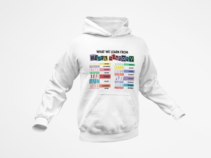 What We Learned - Black History T-Shirt, Hoodie & Sweater