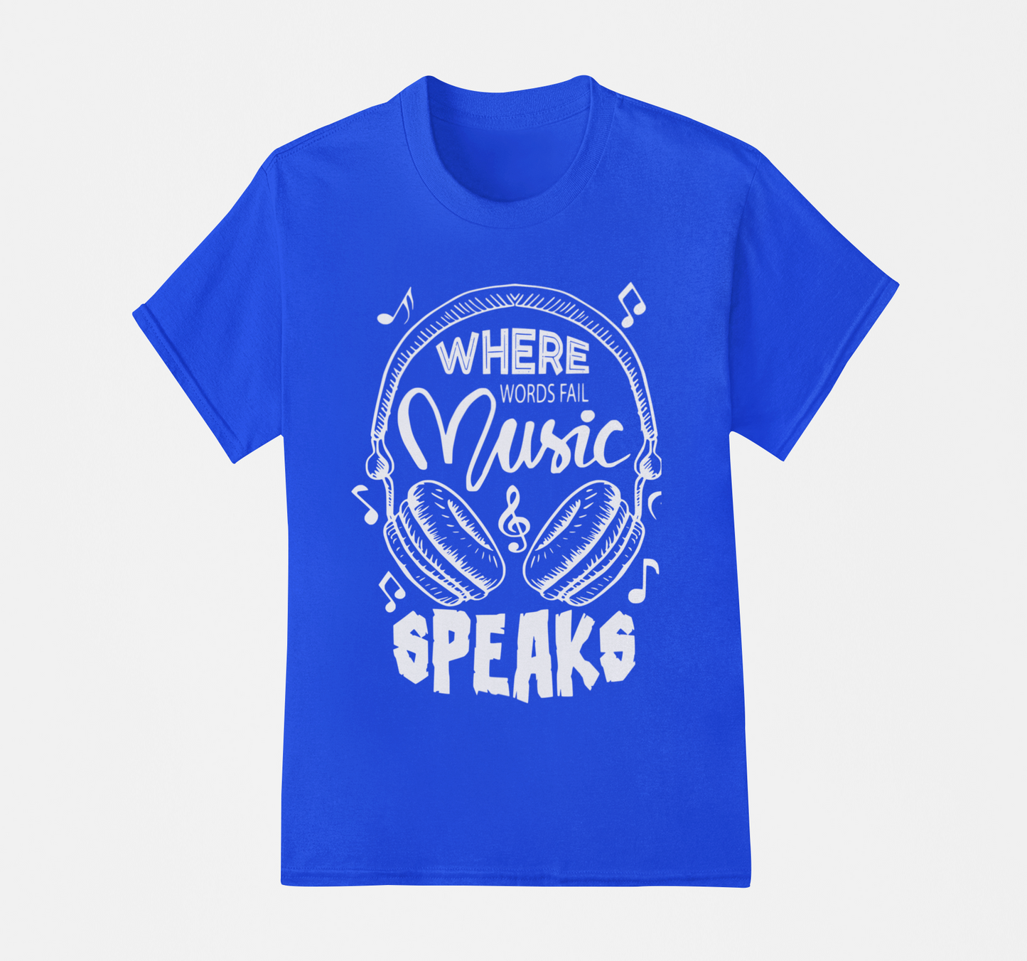 Music Speaks T-Shirt, Hoodie & Sweater