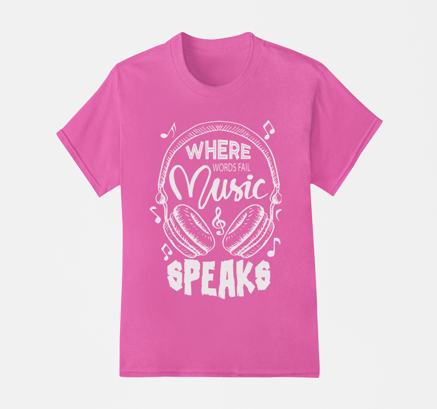 Music Speaks T-Shirt, Hoodie & Sweater