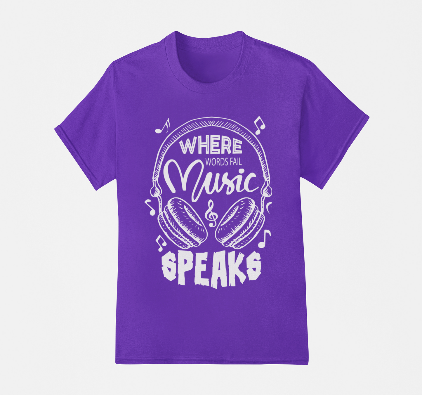 Music Speaks T-Shirt, Hoodie & Sweater