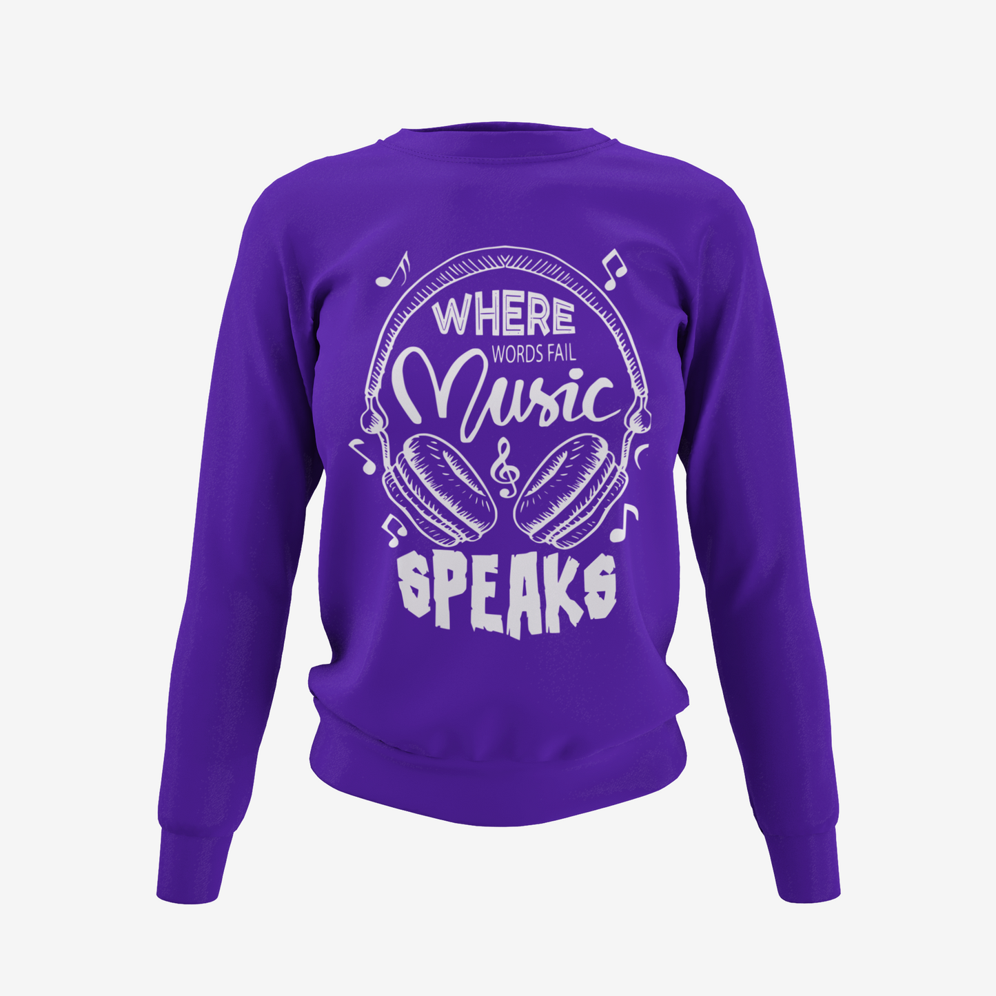 Music Speaks T-Shirt, Hoodie & Sweater