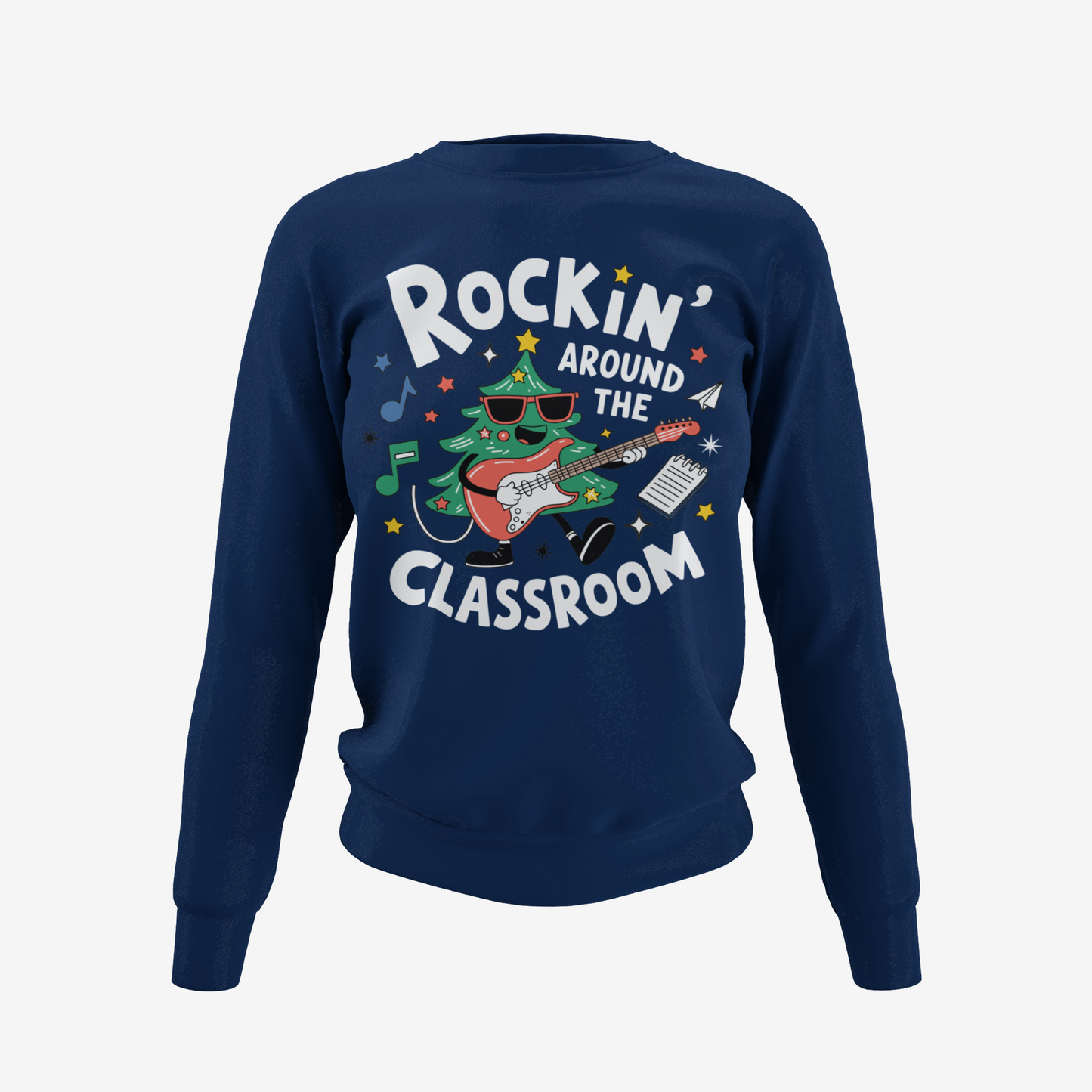 Christmas Hoodie: Rocking Around the Classroom