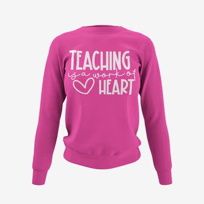 Teaching Is A Work of Heart Teacher T-shirt