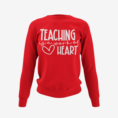 Teaching Is A Work of Heart Teacher T-shirt