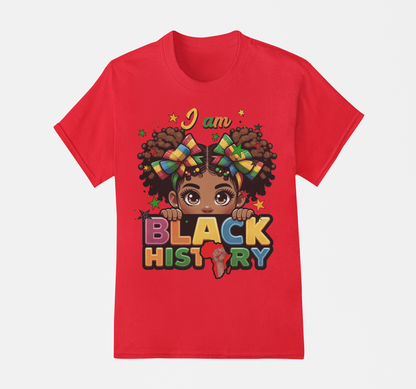 I am Black History Girls T-Shirt, Hoodie & Sweater