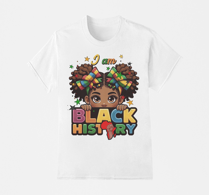 I am Black History Girls T-Shirt, Hoodie & Sweater