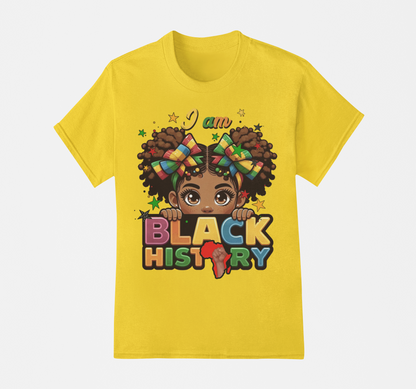 I am Black History Girls T-Shirt, Hoodie & Sweater